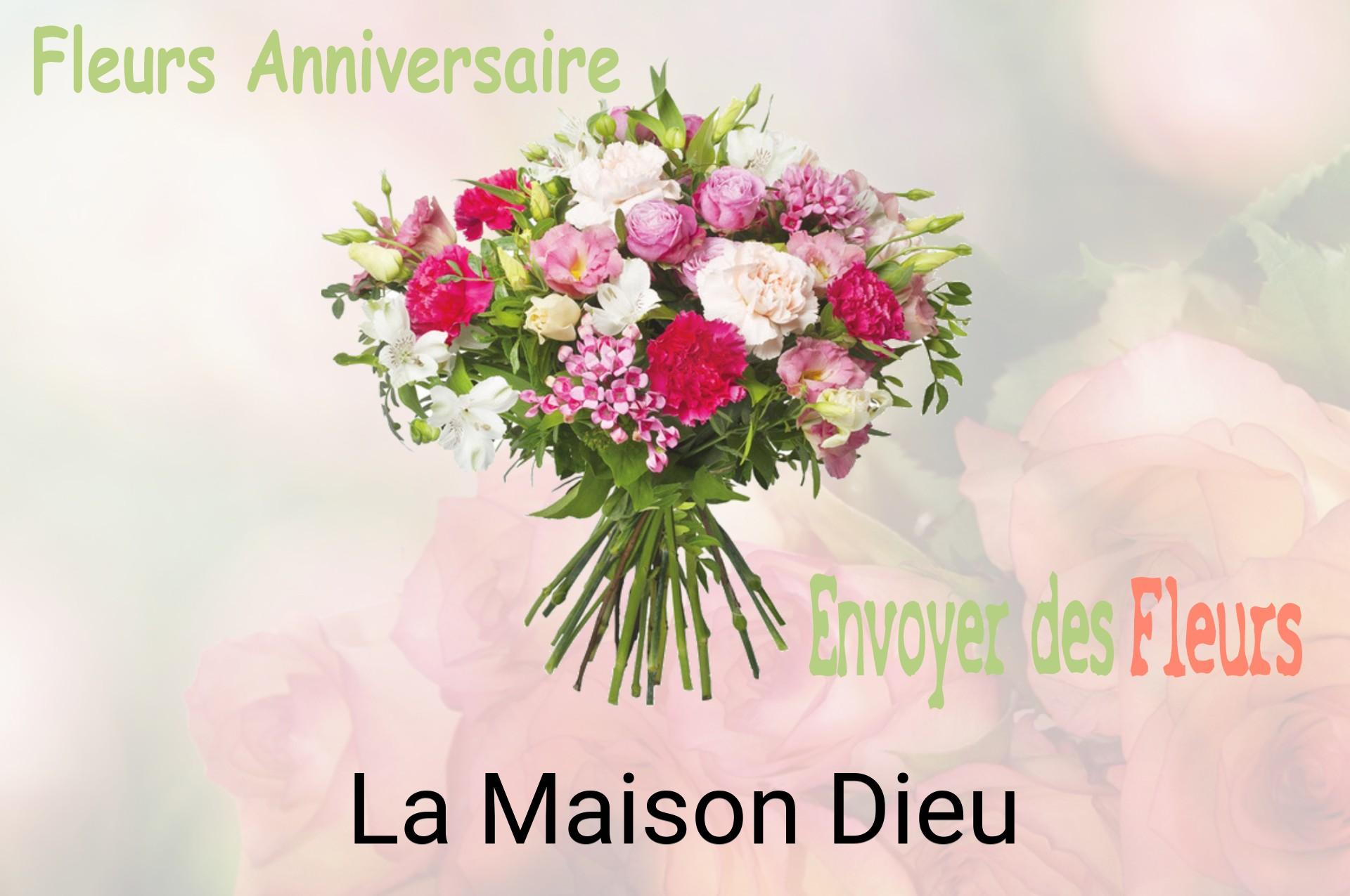 Bouquet de fleurs d’anniversaire livré à La Maison-Dieu